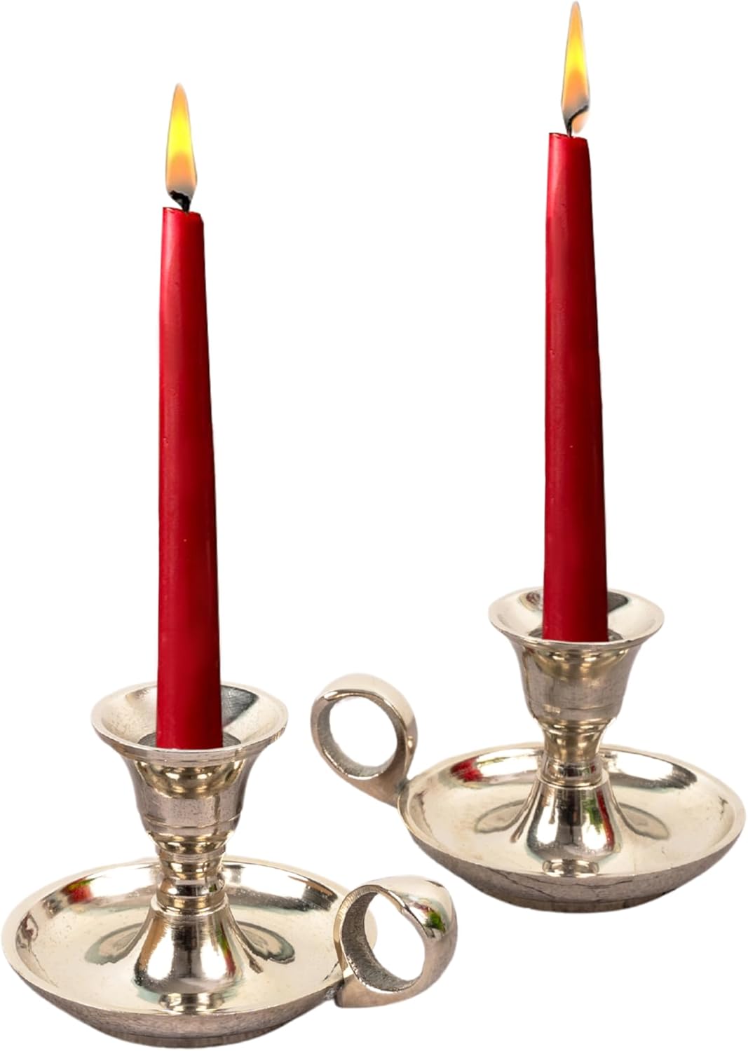 Luxe Gold Candle — Set of 2 — Silver