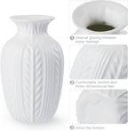 Farmhouse Beige Flower Vase — 10" - View 7