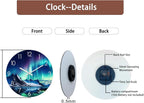 Battery Operated Modern Black Wall Clock — 16" - View 8