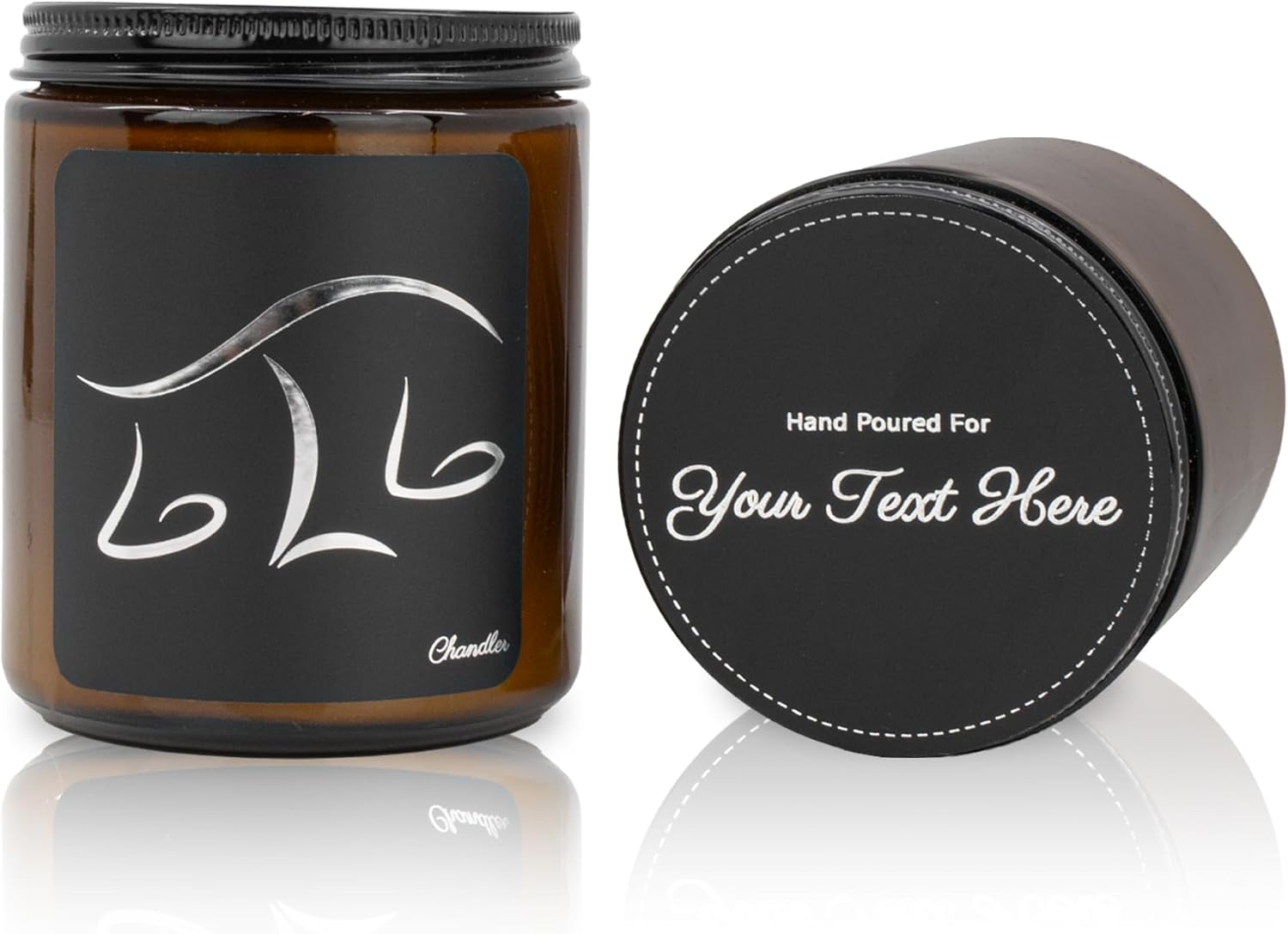 Scented Blue Soy Candle — Libra