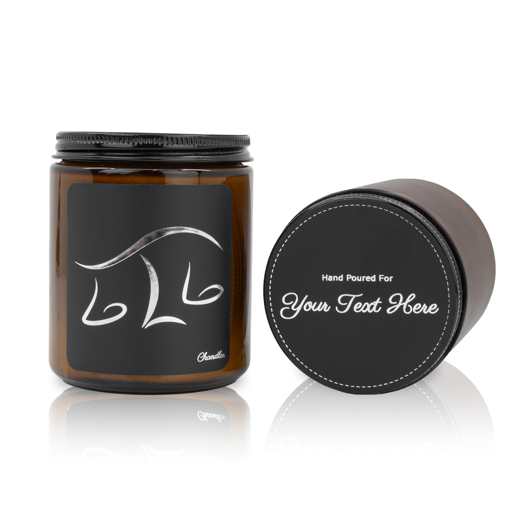 Scented Blue Soy Candle