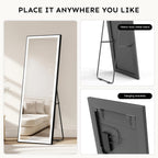 Adjustable Black Vanity Mirror — 56" - View 6