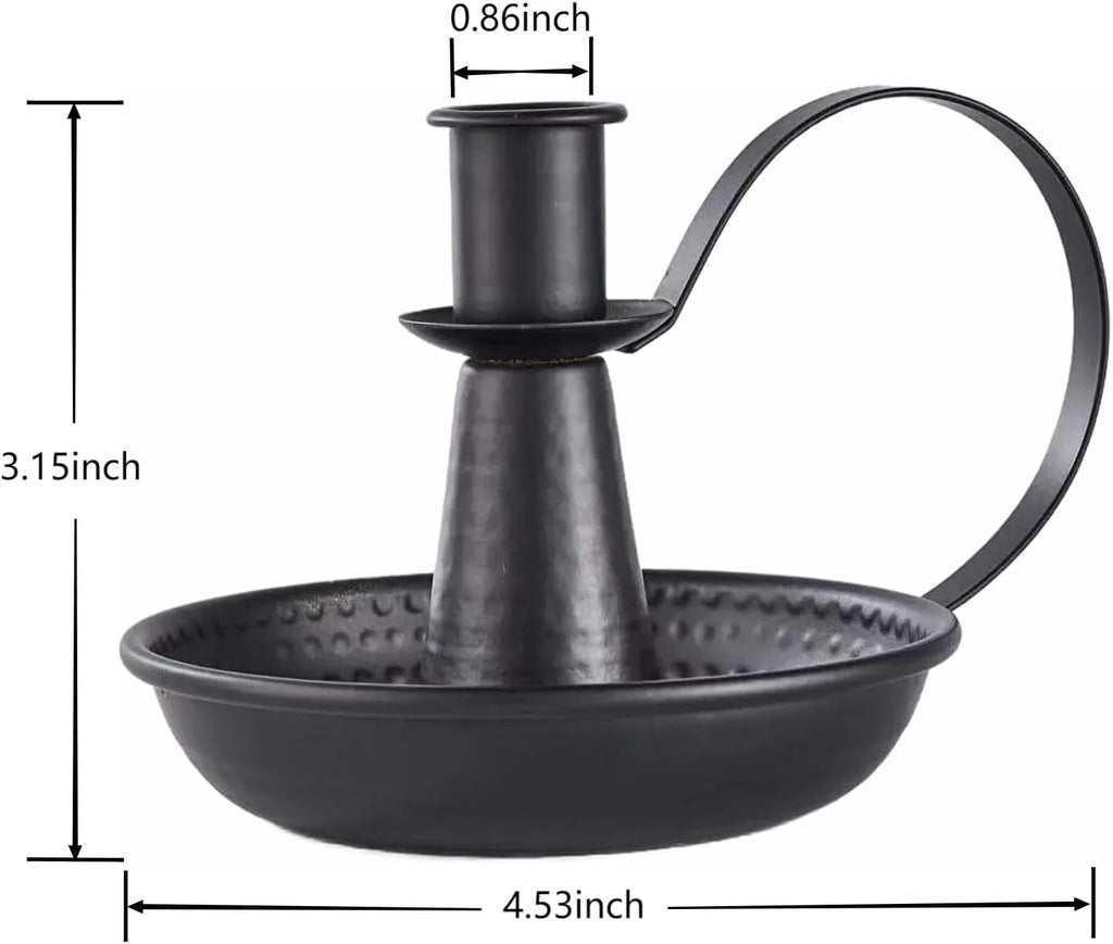 Farmhouse Metal Candle - View 2