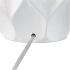 Oval Mid-Century Ceramic Table Lamp — 2" - View 6