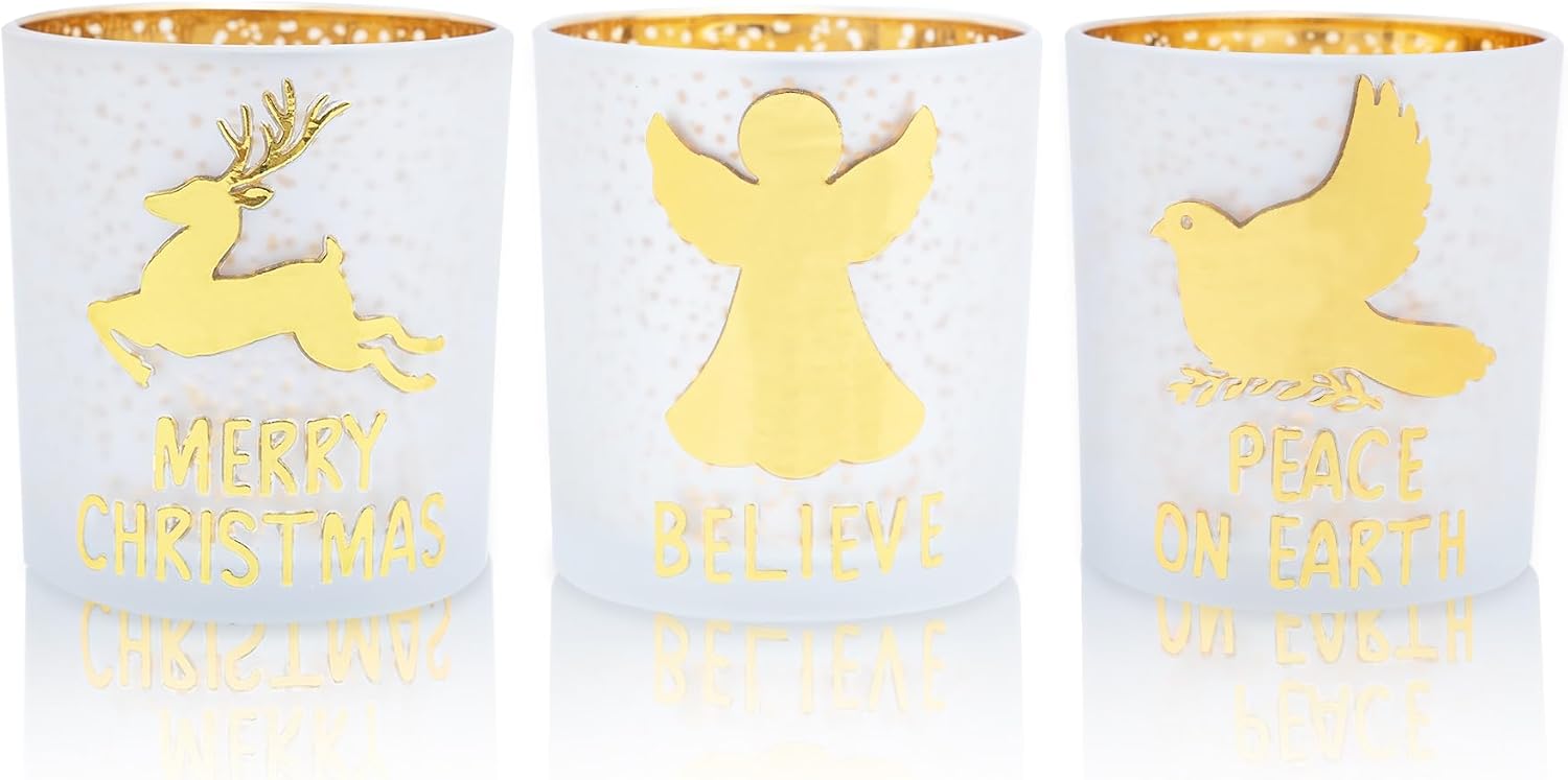 Silver Candle — Set of 3 — Silver