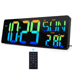 Color Changing Blue Wall Clock