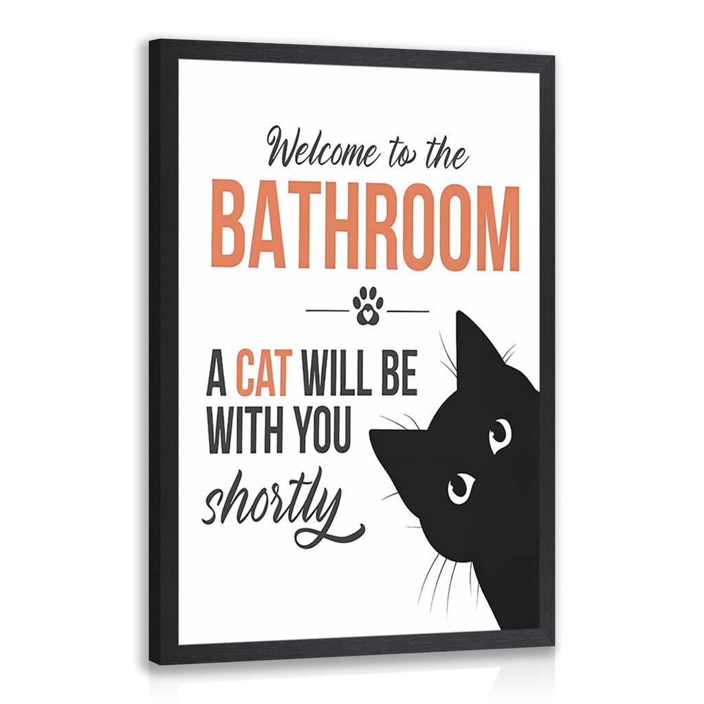 Framed Modern Black Wall Decor — 10"