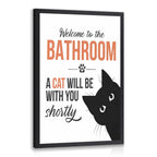 Framed Modern Black Wall Decor — 10"
