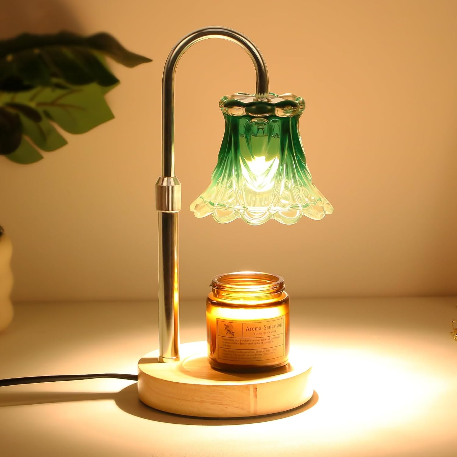 Luxe Beige Table Lamp — Type-green-01