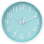 Battery Operated Modern Black Wall Clock — 12"