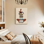 Framed Modern Black Canvas Wall Art — 12" - View 4