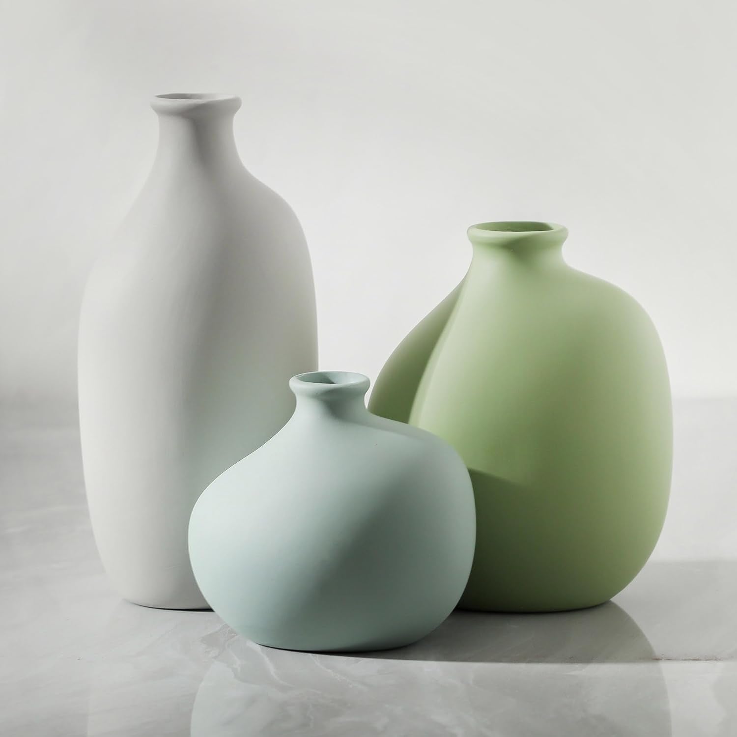 Boho Ceramic Flower Vase — Set of 3 — 9099-3