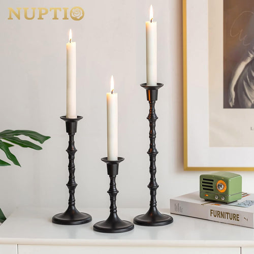 Antique Black Candle — Set of 6 - View 2