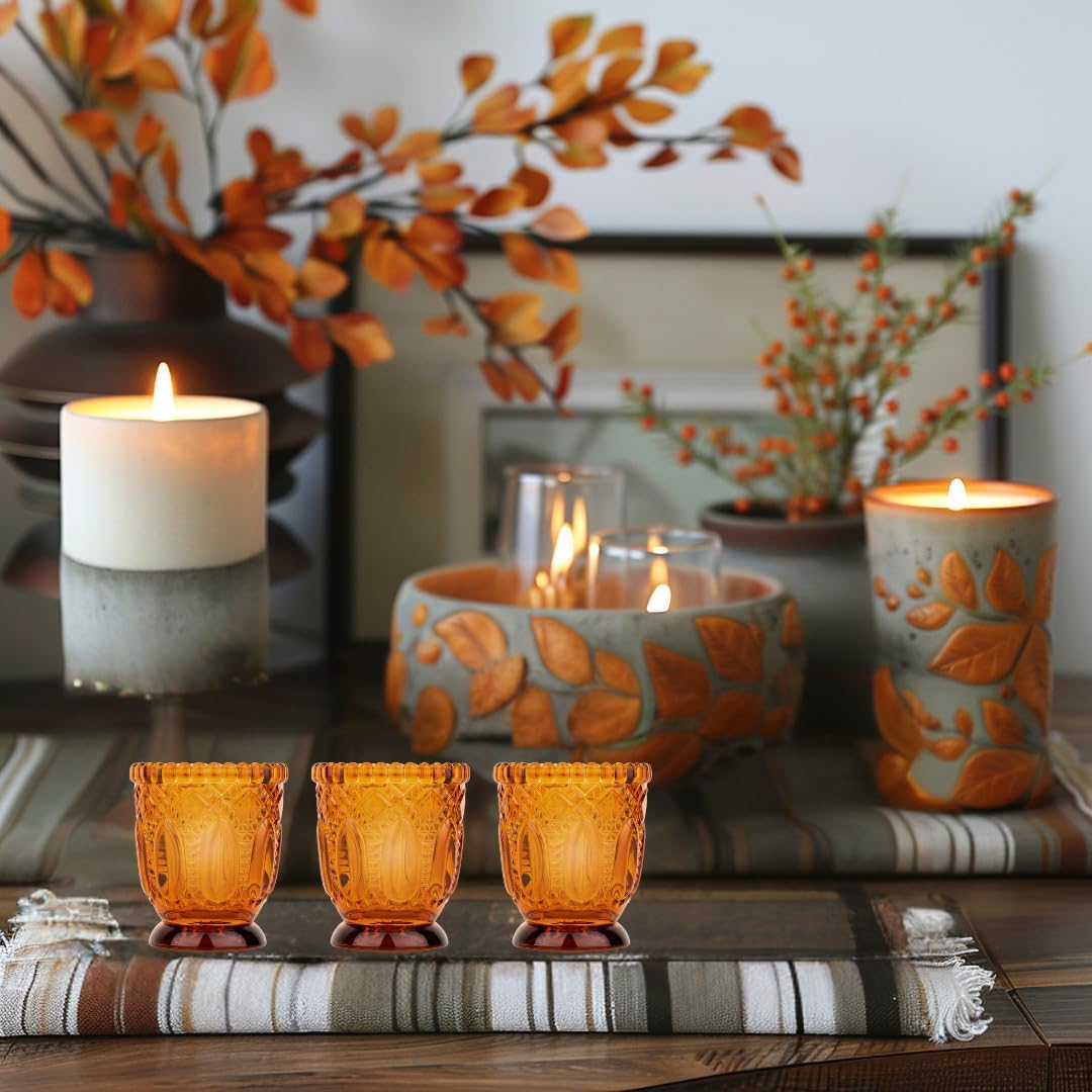 Vintage Boho Green Candle — 3X2 - View 5