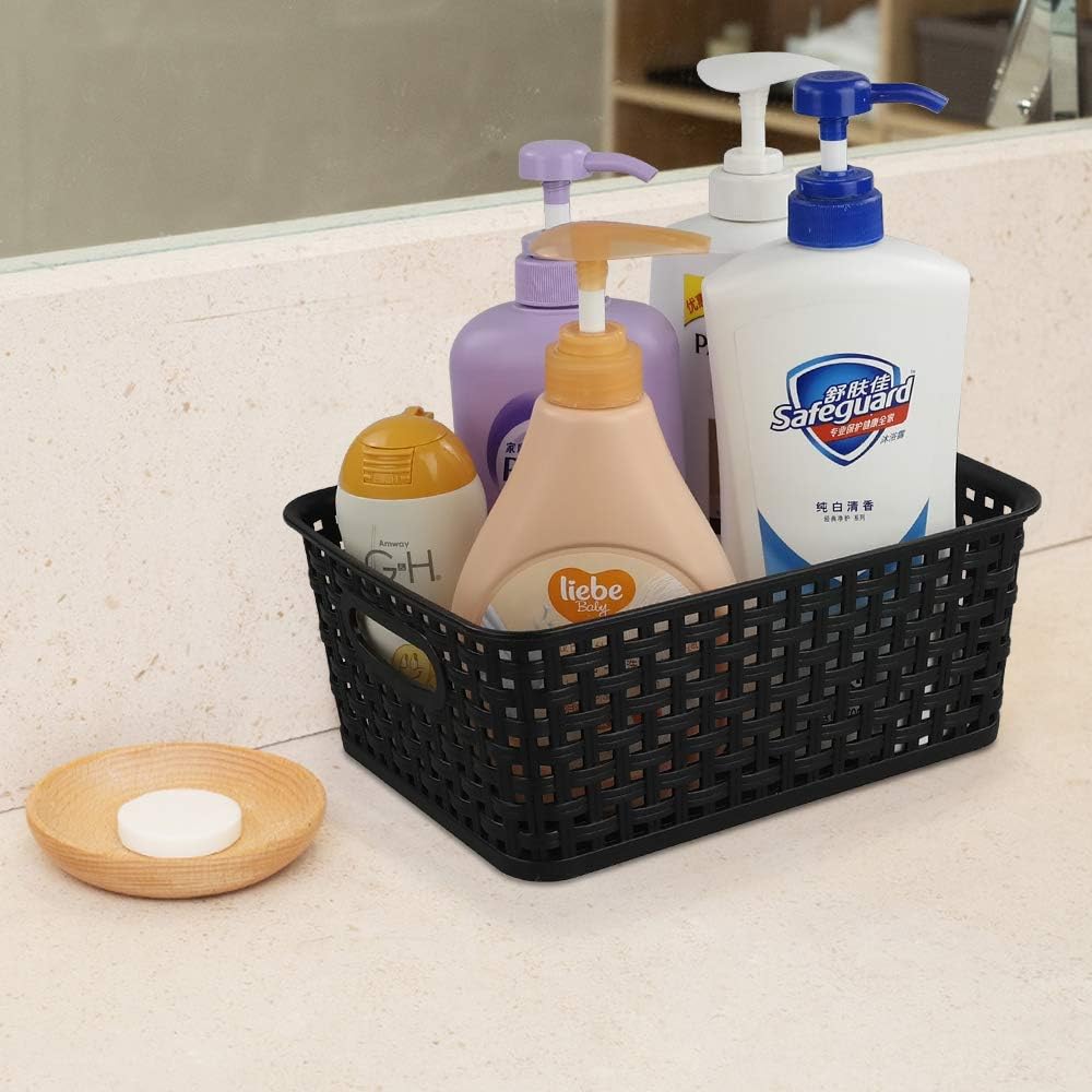Boho Black Storage Basket - View 7