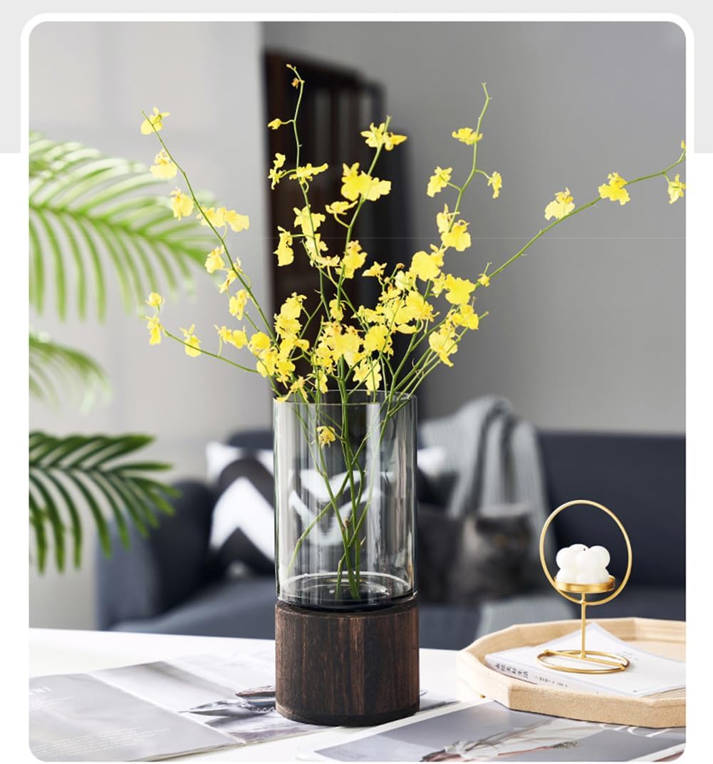 Boho Wood Flower Vase — 10" - View 7