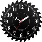 Black Wall Clock — 12"