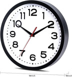 Battery Operated Modern Black Wall Clock — 18" - View 5