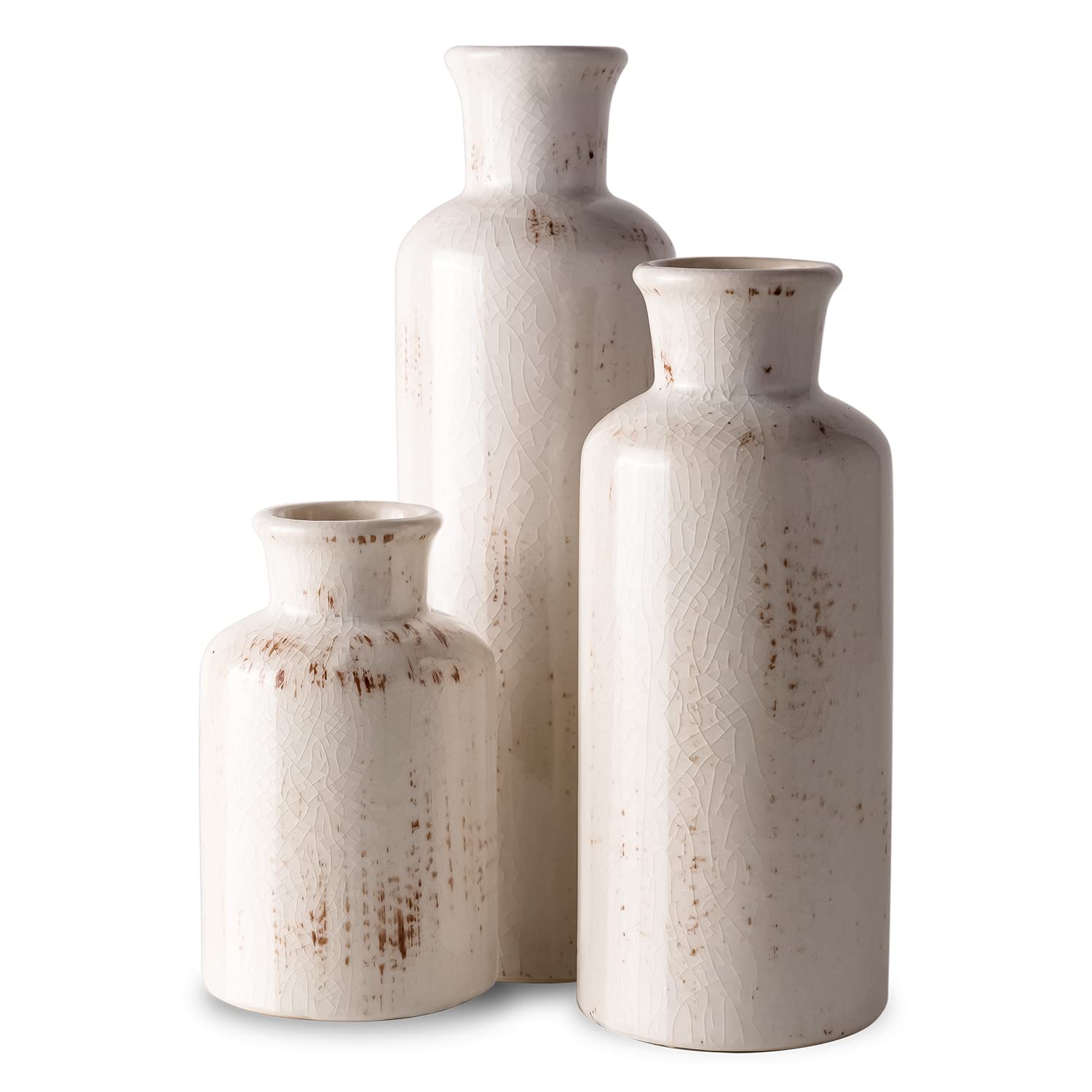 Farmhouse Ceramic Vase Set