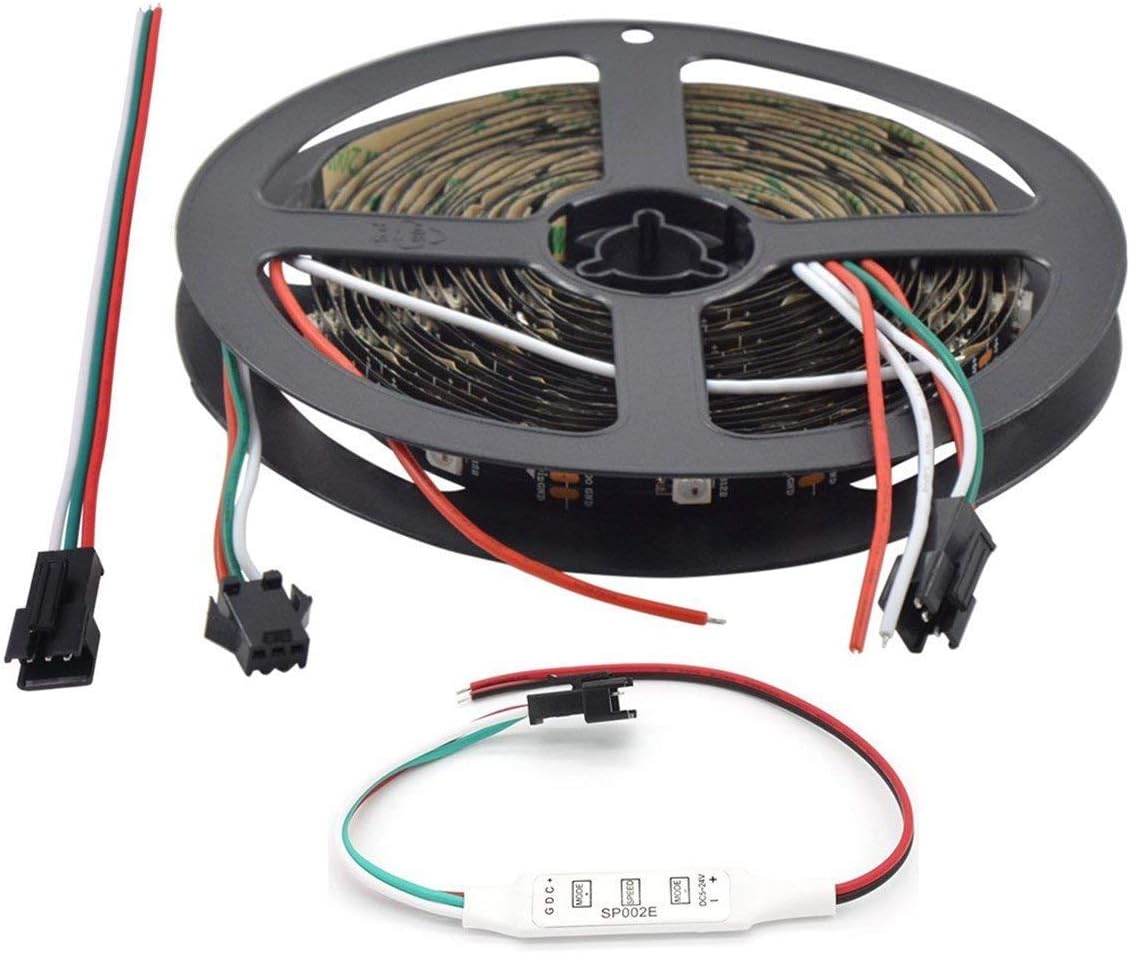 RGB Metal LED Strip Lights — 16.4ft 150LEDs Non-waterproof IP30