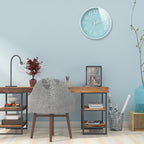 Battery Operated Modern Black Wall Clock — 12" - View 7