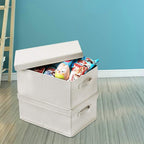 Beige Storage Bin — 16.5" - View 3