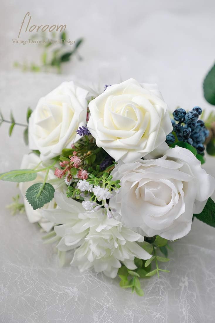 Beige Artificial Flowers - View 3