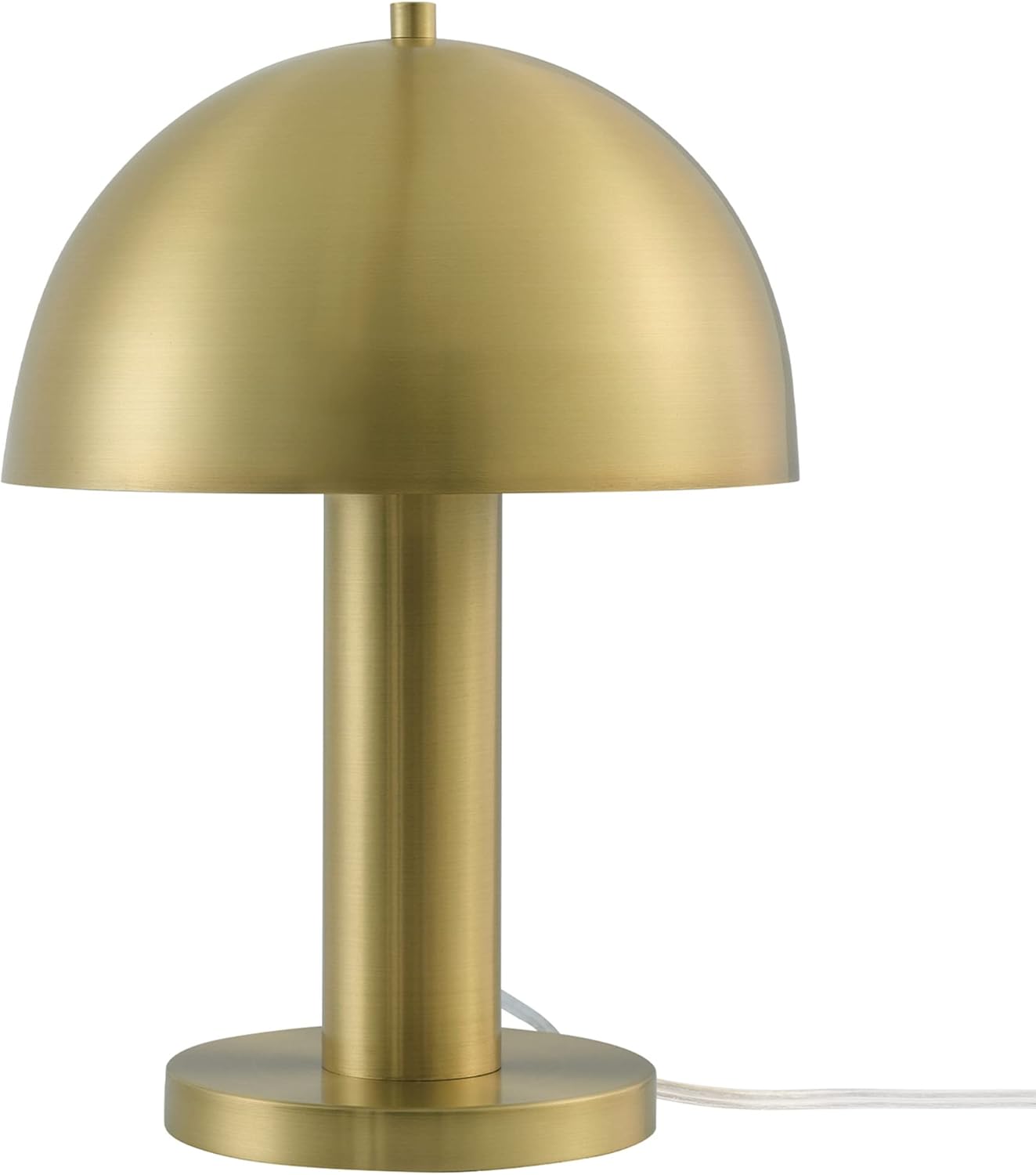 Luxe Black Table Lamp — 2-Light — Olivia (Brass)