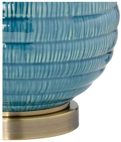 Linen Mid-Century Ceramic Table Lamp — 24" - View 5