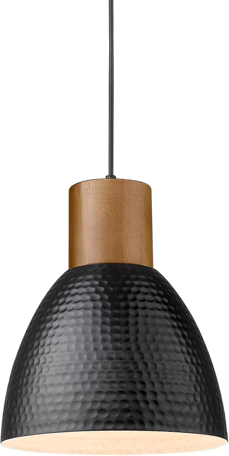 Modern Black Pendant Light — Small