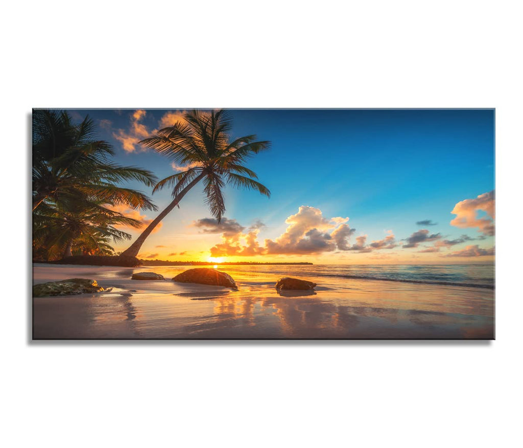 Framed Beige Wall Art — 40"