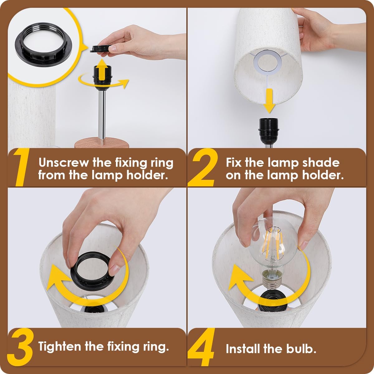 Dimmable Black Bedside Lamp - View 6