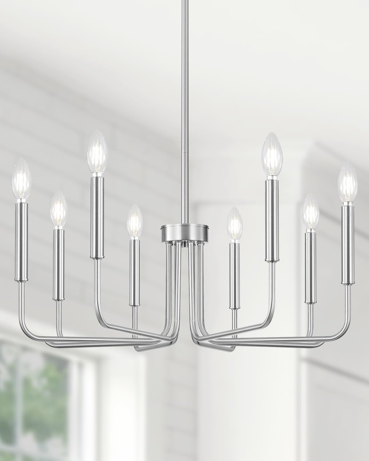 Farmhouse Black Chandelier — 8-Light — 29inch 8-Light(2026 Upgraded Version)