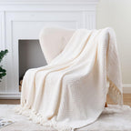 Beige Throw Pillow — 50" - View 7
