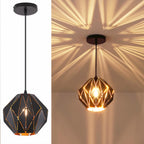 Vintage Farmhouse Black Pendant Light