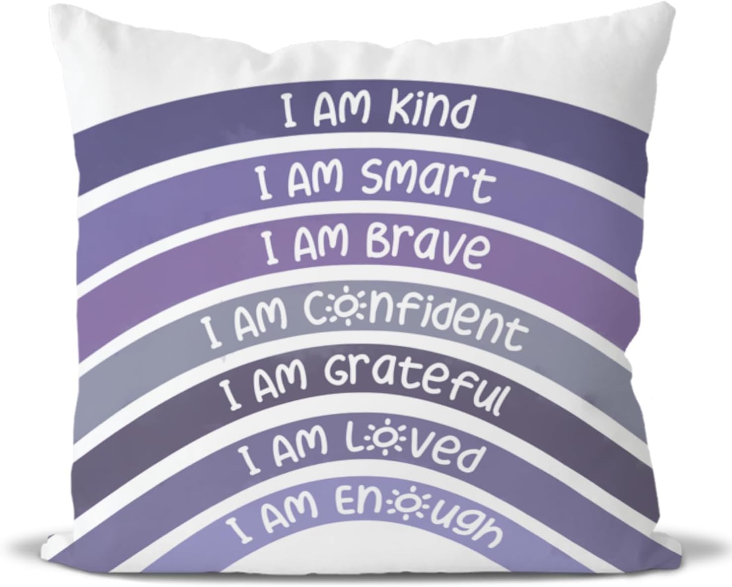 Blue Throw Pillow Cover — 18" — Purple