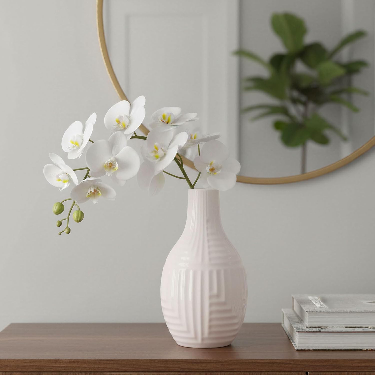 Modern Green Vase — 9.4" - View 5