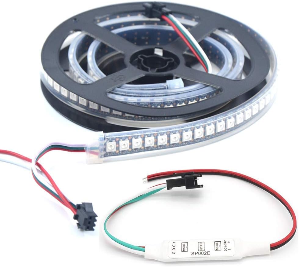 RGB Metal LED Strip Lights — 3.2ft 144LEDs Waterproof IP67