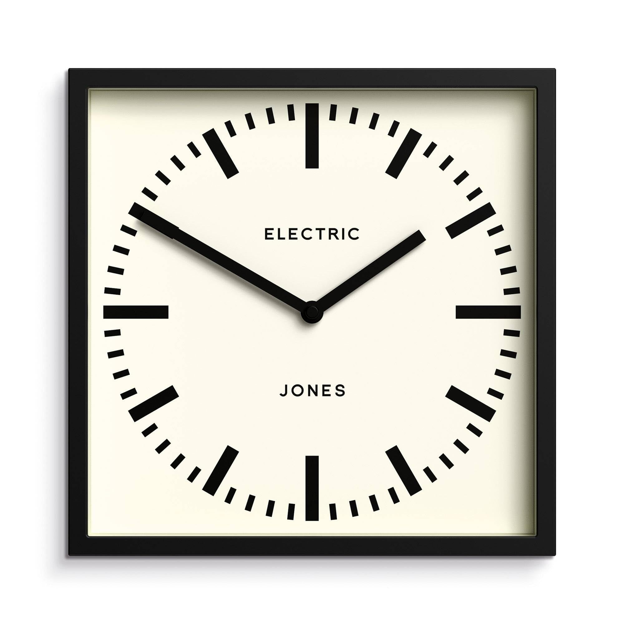 Black Wall Clock — 10"