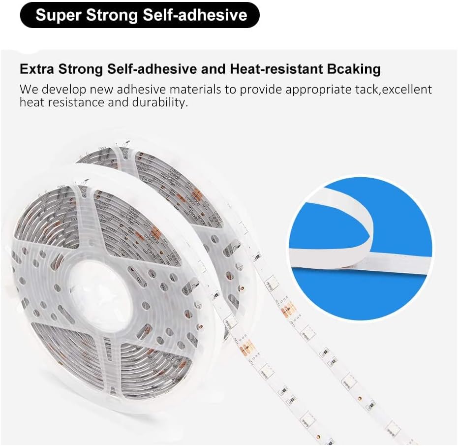 Color Changing Metal LED Strip Lights - View 2