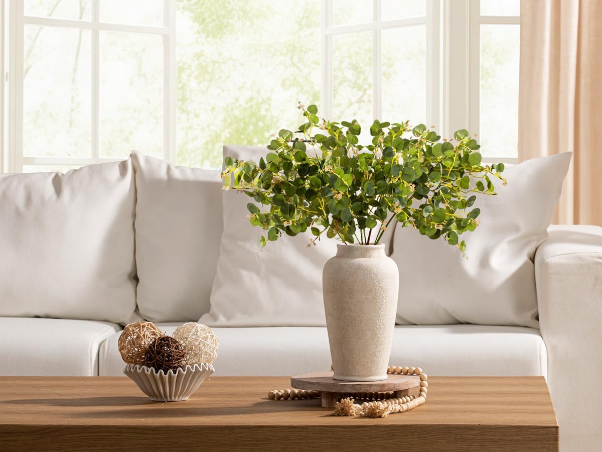 Farmhouse Brown Flower Vase — 11" - View 5