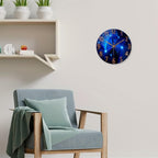 Battery Operated Black Wall Clock — 12" - View 2