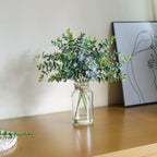 Farmhouse Glass Artificial Plant — 14" - View 7