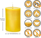 Wax Pillar Candle — 3" - View 2