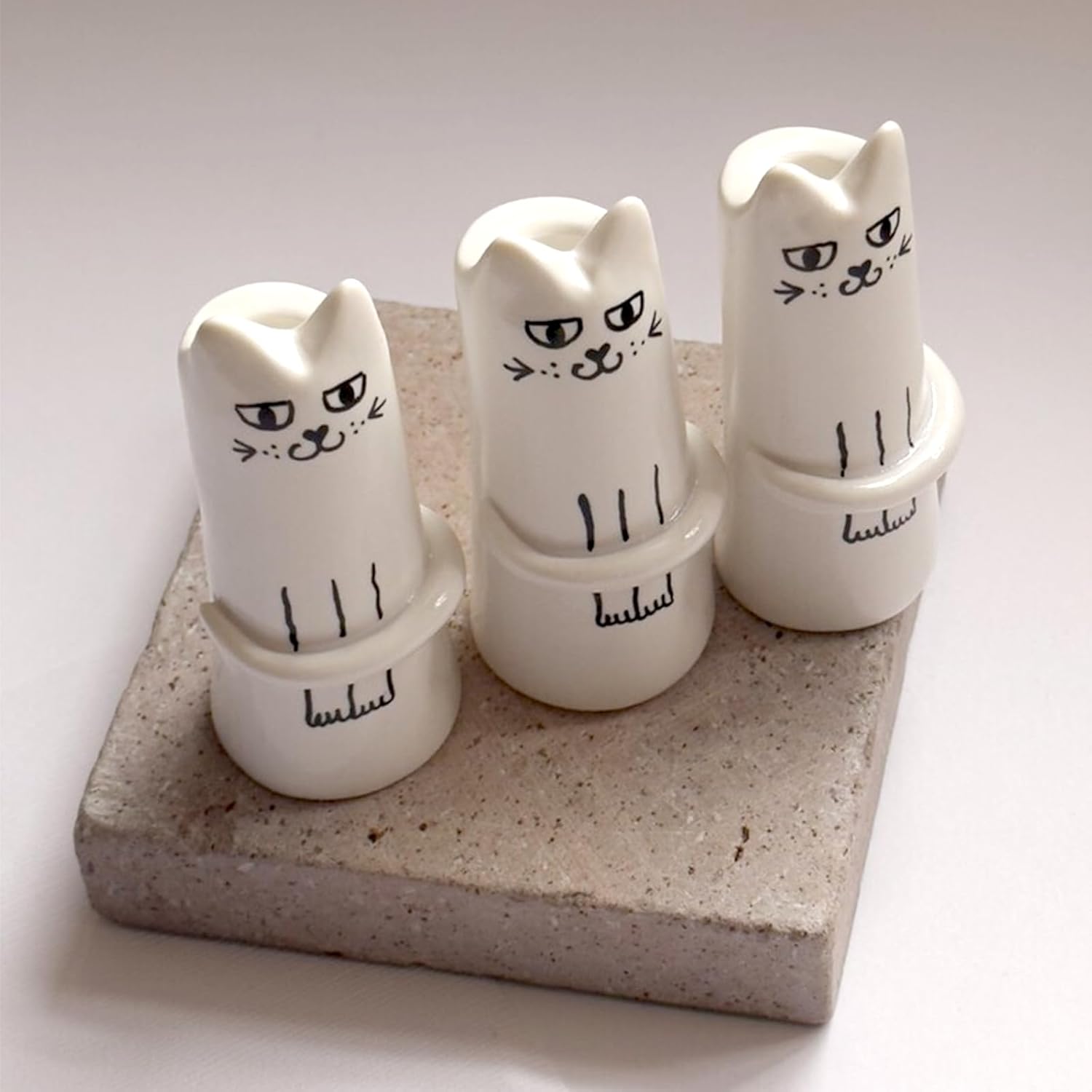Ceramic Flower Vase — Set of 3 - View 4