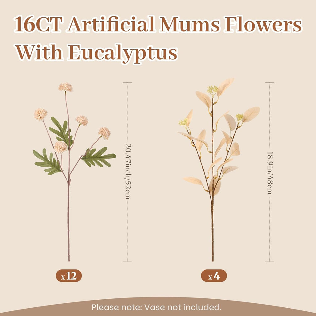 Beige Artificial Flowers - View 3