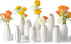 Boho Ceramic Vase Set — Set of 10 - View 9