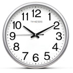 Battery Operated Modern Brown Wall Clock — 11"