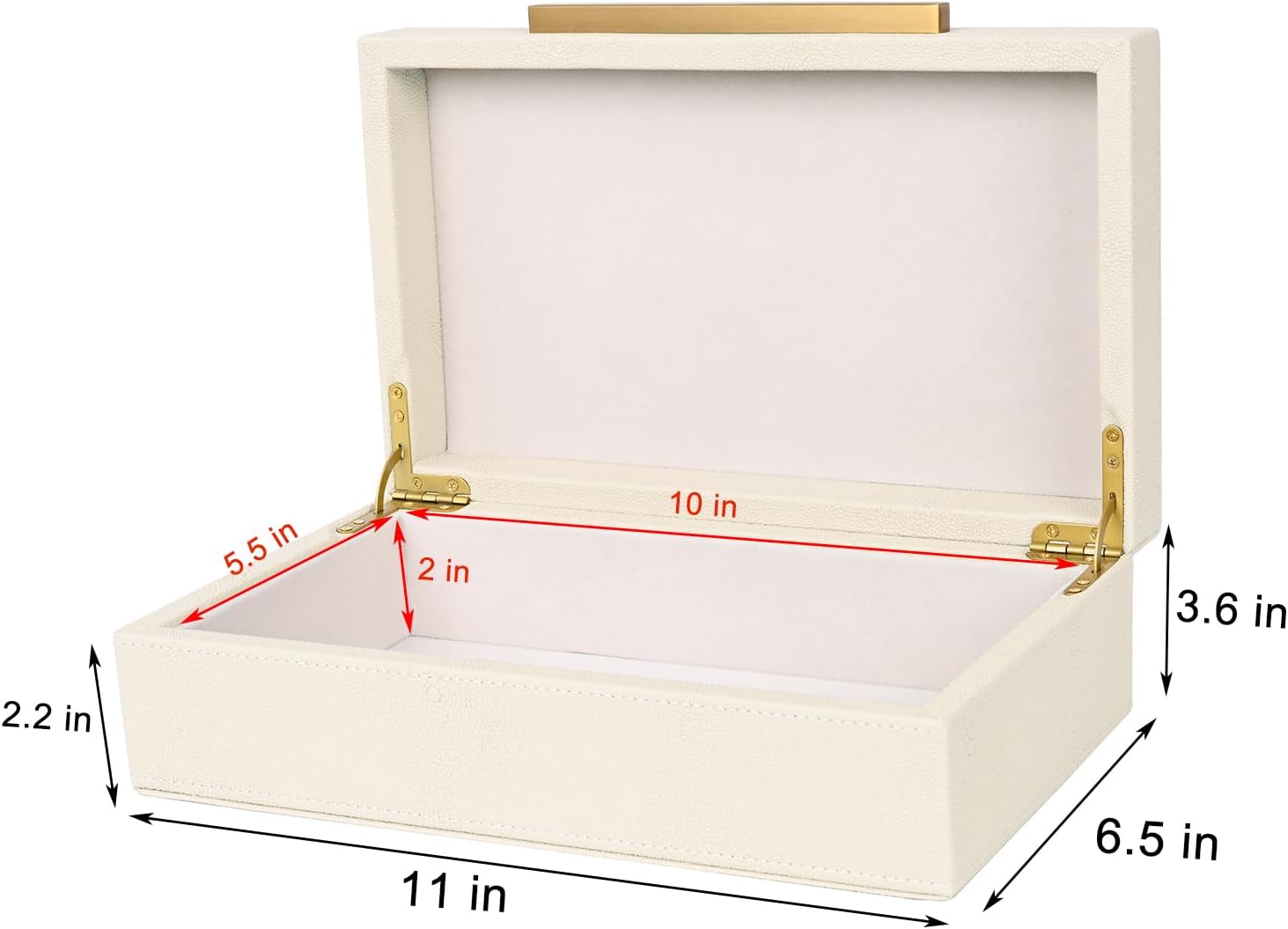 Luxe Beige Storage Basket - View 4