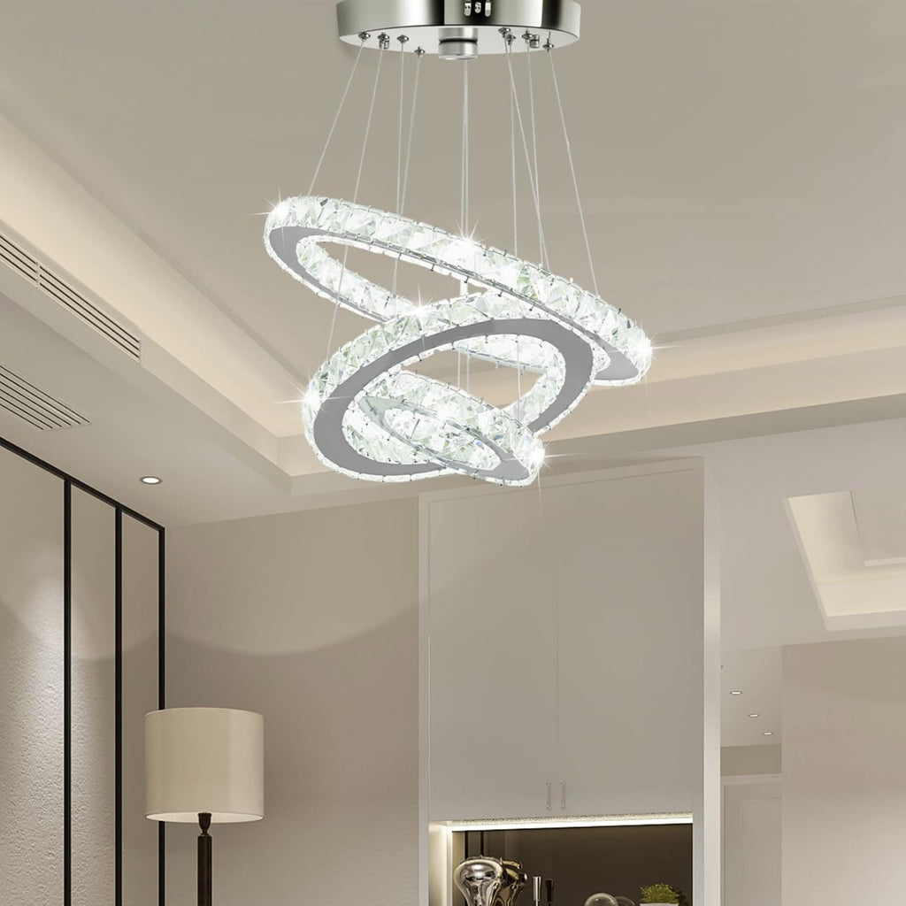 Adjustable Luxe Metal Chandelier - View 5